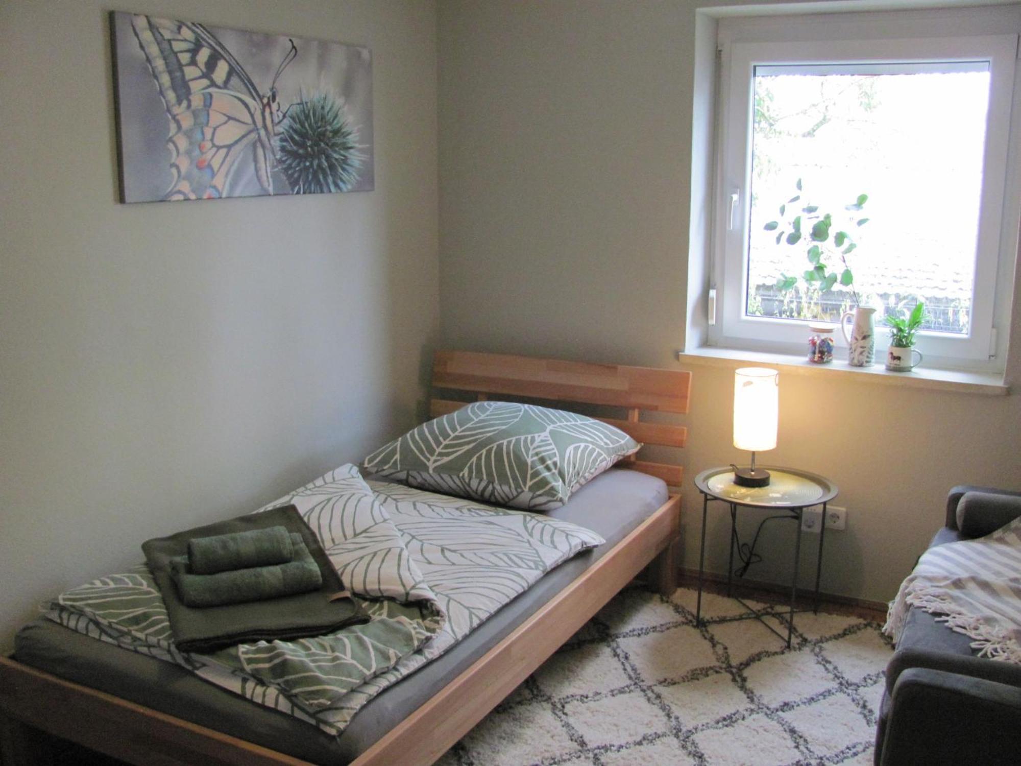 #3 Gemuetliches Ruhiges Zimmer Gartenblick, Gemeinschaftsbad W-Lan Airport Nah Gelegen Mit Late Night Check In Haus Nr 9,5 Trunkelsberg Eksteriør bilde