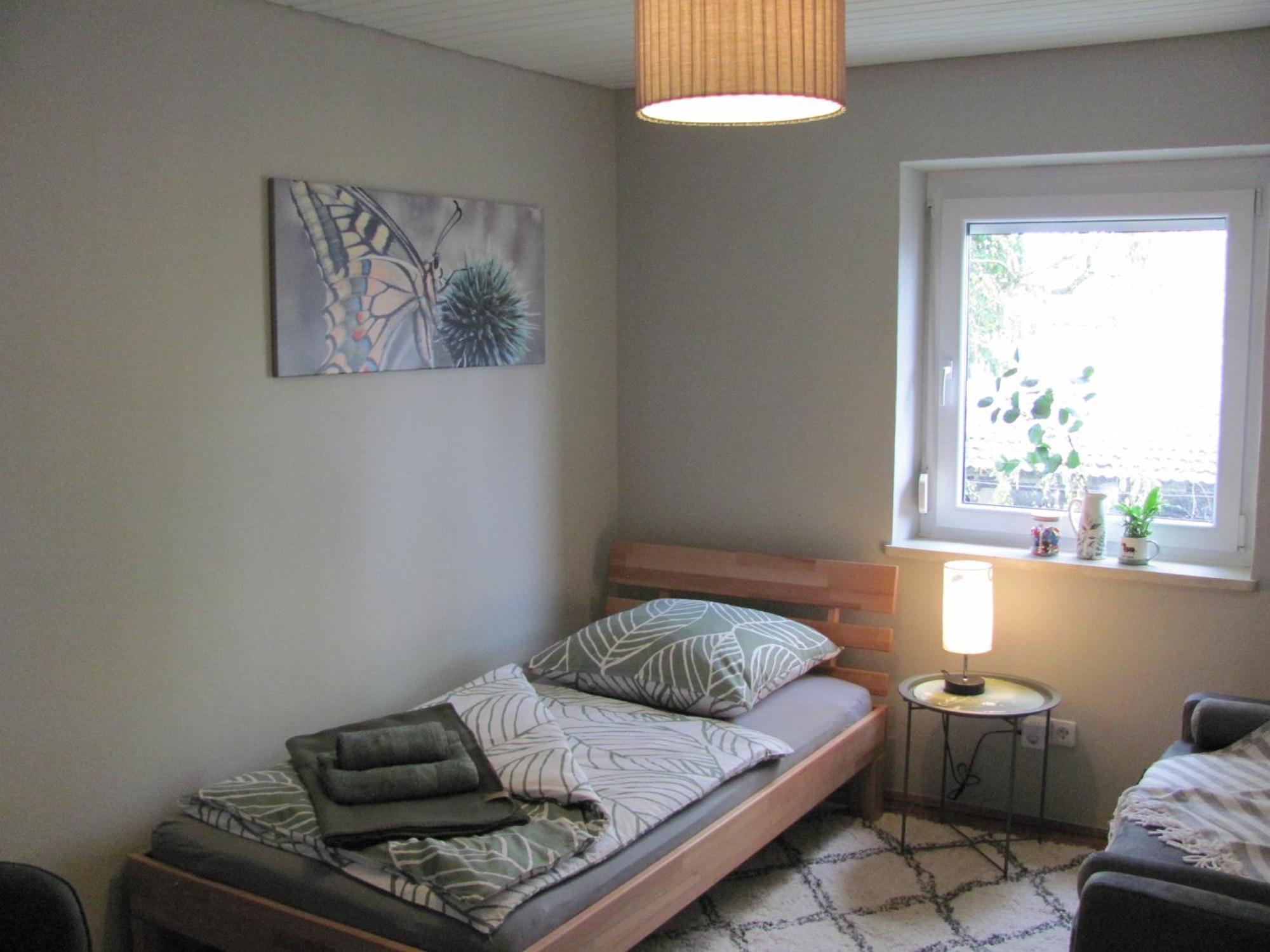 #3 Gemuetliches Ruhiges Zimmer Gartenblick, Gemeinschaftsbad W-Lan Airport Nah Gelegen Mit Late Night Check In Haus Nr 9,5 Trunkelsberg Eksteriør bilde