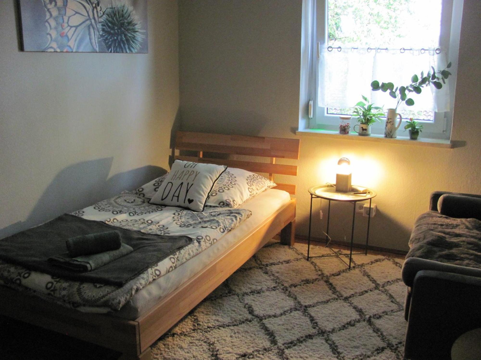 #3 Gemuetliches Ruhiges Zimmer Gartenblick, Gemeinschaftsbad W-Lan Airport Nah Gelegen Mit Late Night Check In Haus Nr 9,5 Trunkelsberg Eksteriør bilde